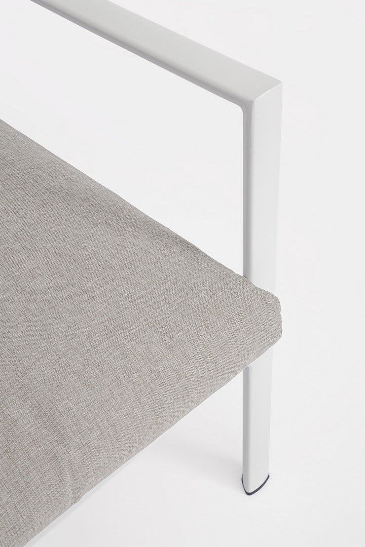 Lauko baldų komplektas KONNOR WHITE, 4 dalių