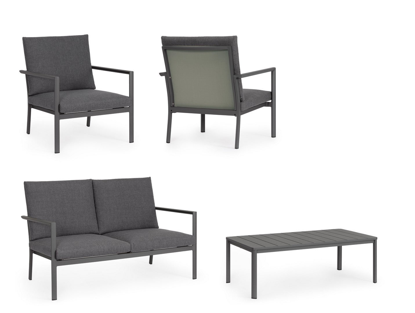 Lauko baldų komplektas KONNOR ANTHR, 4 dalių