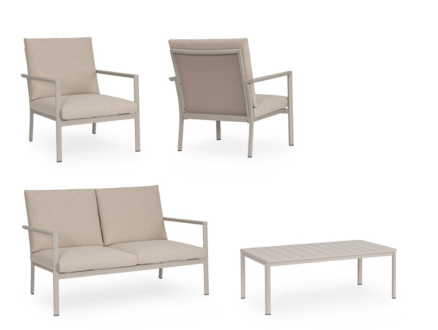 Lauko baldų komplektas KONNOR RASTIN, 4 dalių