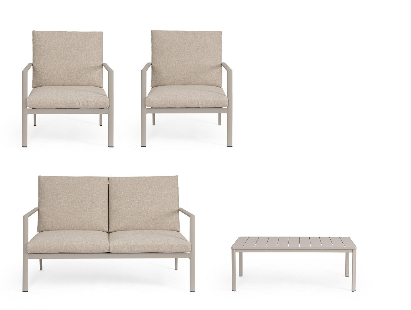 Lauko baldų komplektas KONNOR RASTIN, 4 dalių