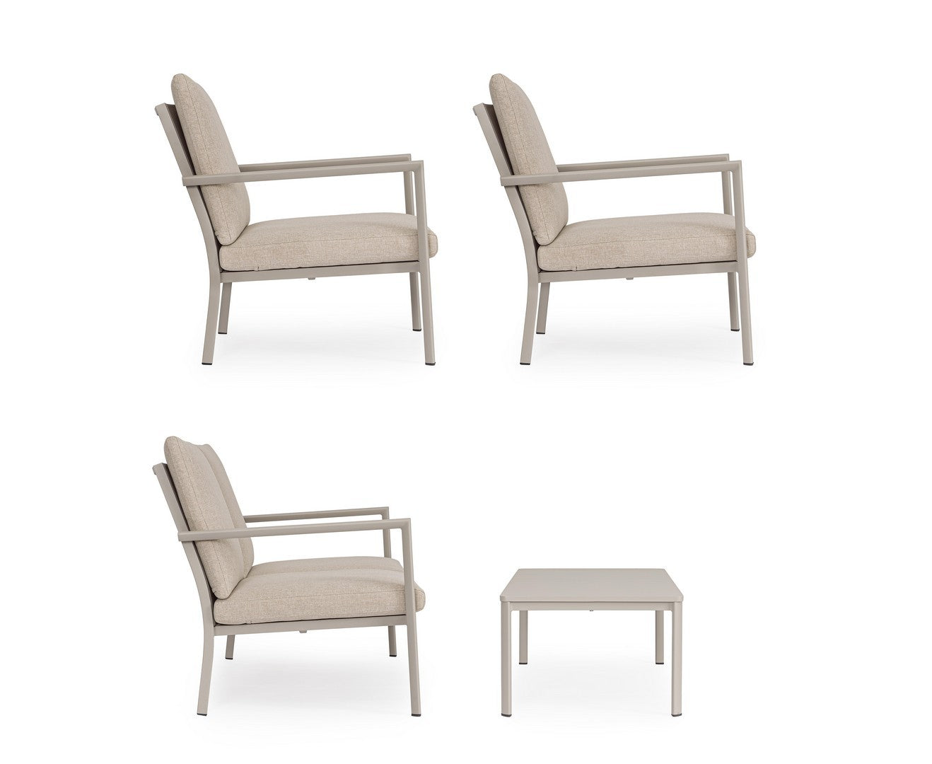 Lauko baldų komplektas KONNOR RASTIN, 4 dalių