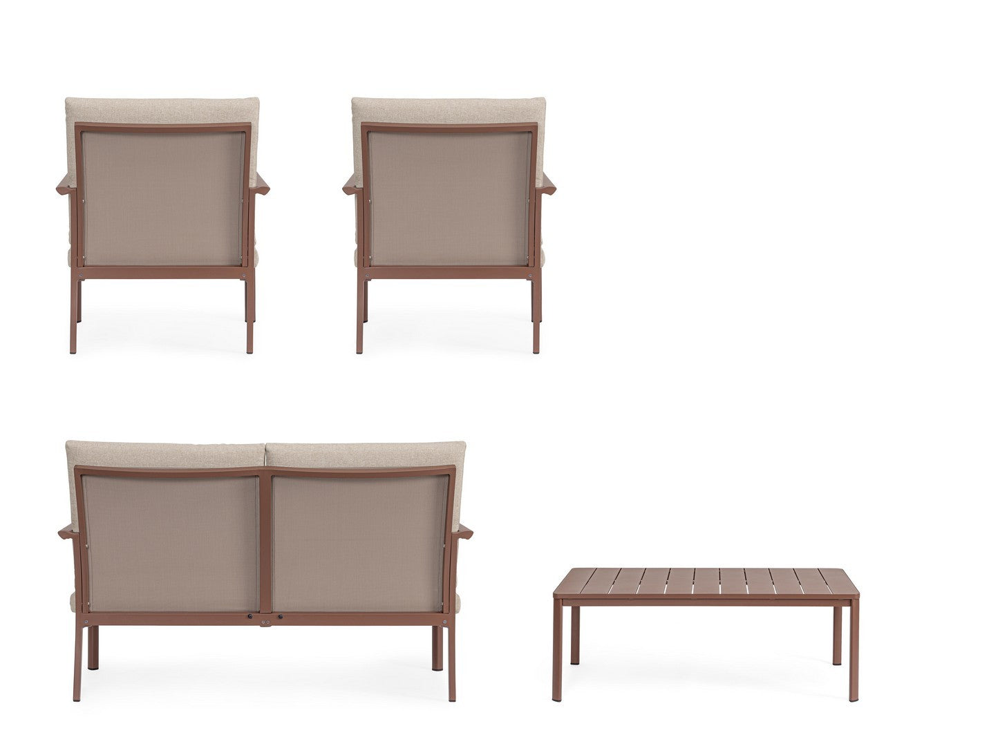 Lauko baldų komplektas KONNOR BARN, 4 dalių