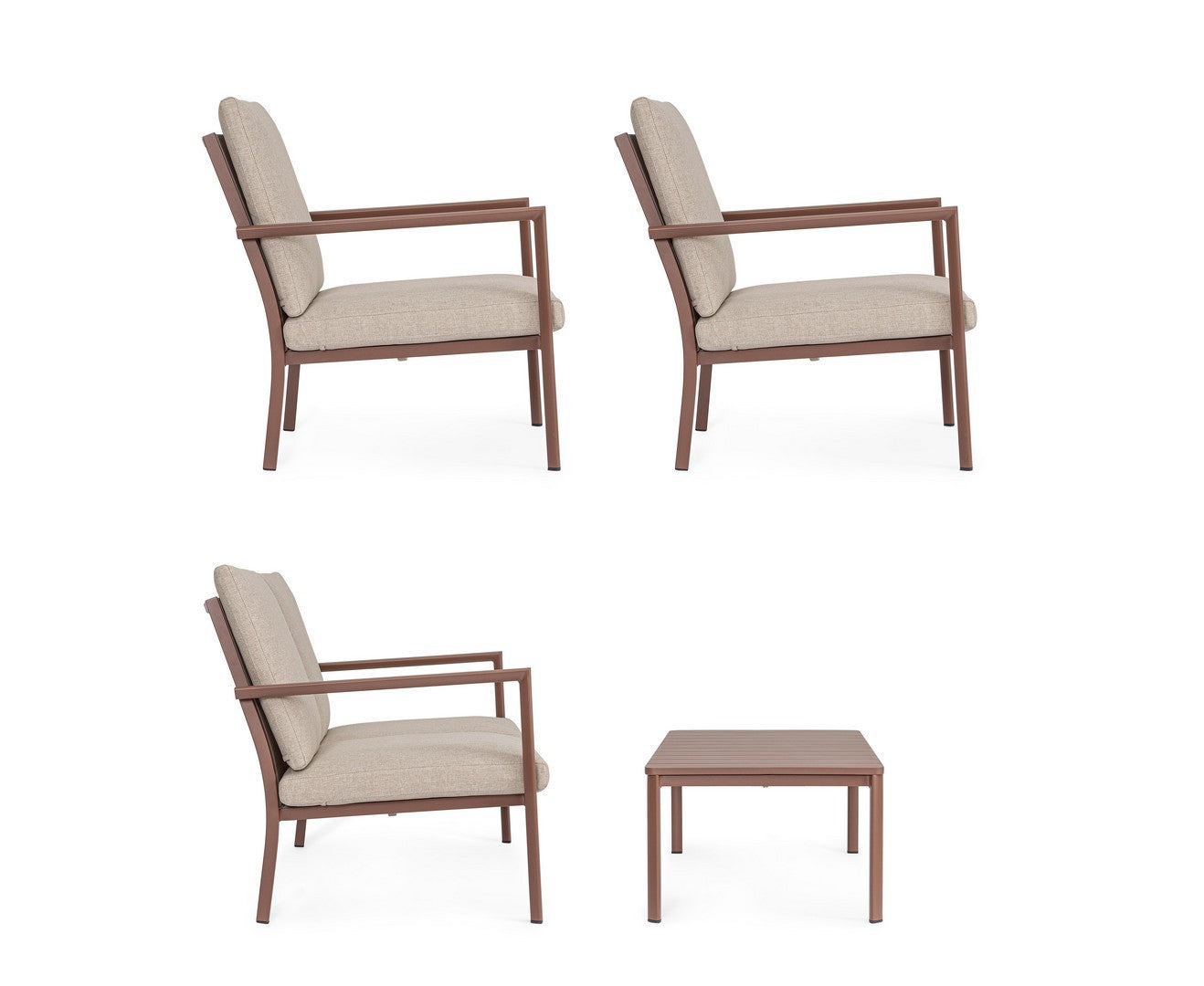 Lauko baldų komplektas KONNOR BARN, 4 dalių