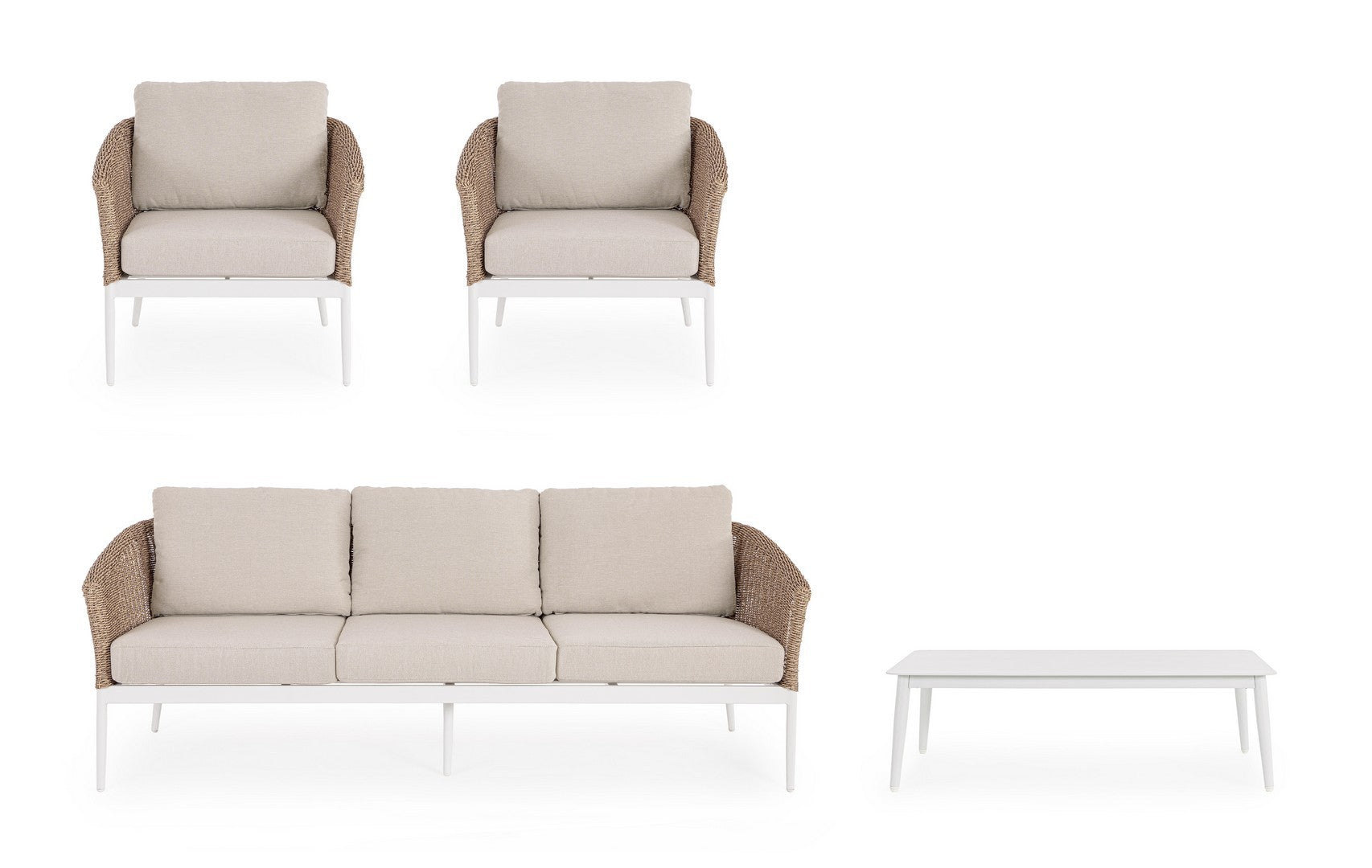 Lauko baldų komplektas ULISES VAPOR, 4 dalių