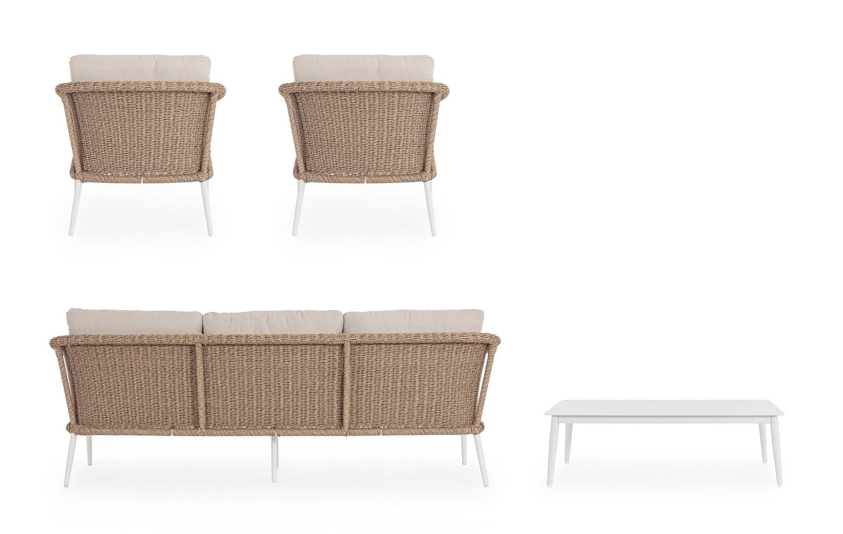 Lauko baldų komplektas ULISES VAPOR, 4 dalių