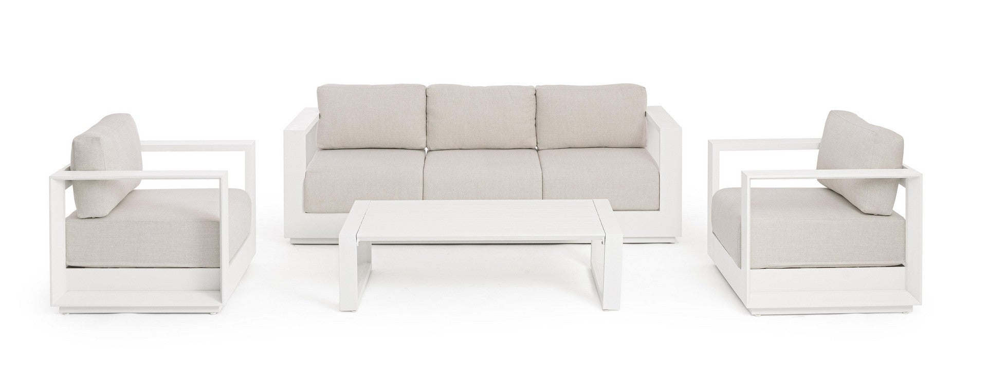 Lauko baldų komplektas MOSES VAPOR, 4 dalių