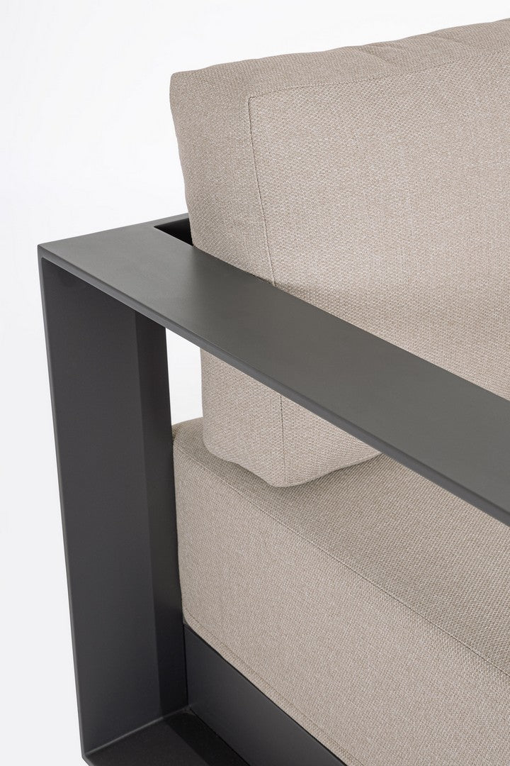 Lauko baldų komplektas MOSES ANTRACITE, 4 dalių