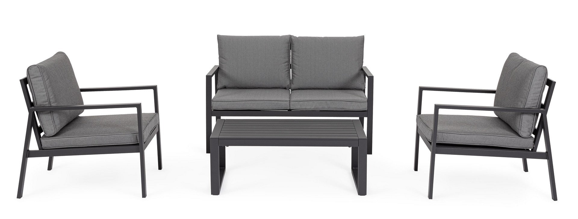 Lauko baldų komplektas HILDE ANTHR, 4 dalių