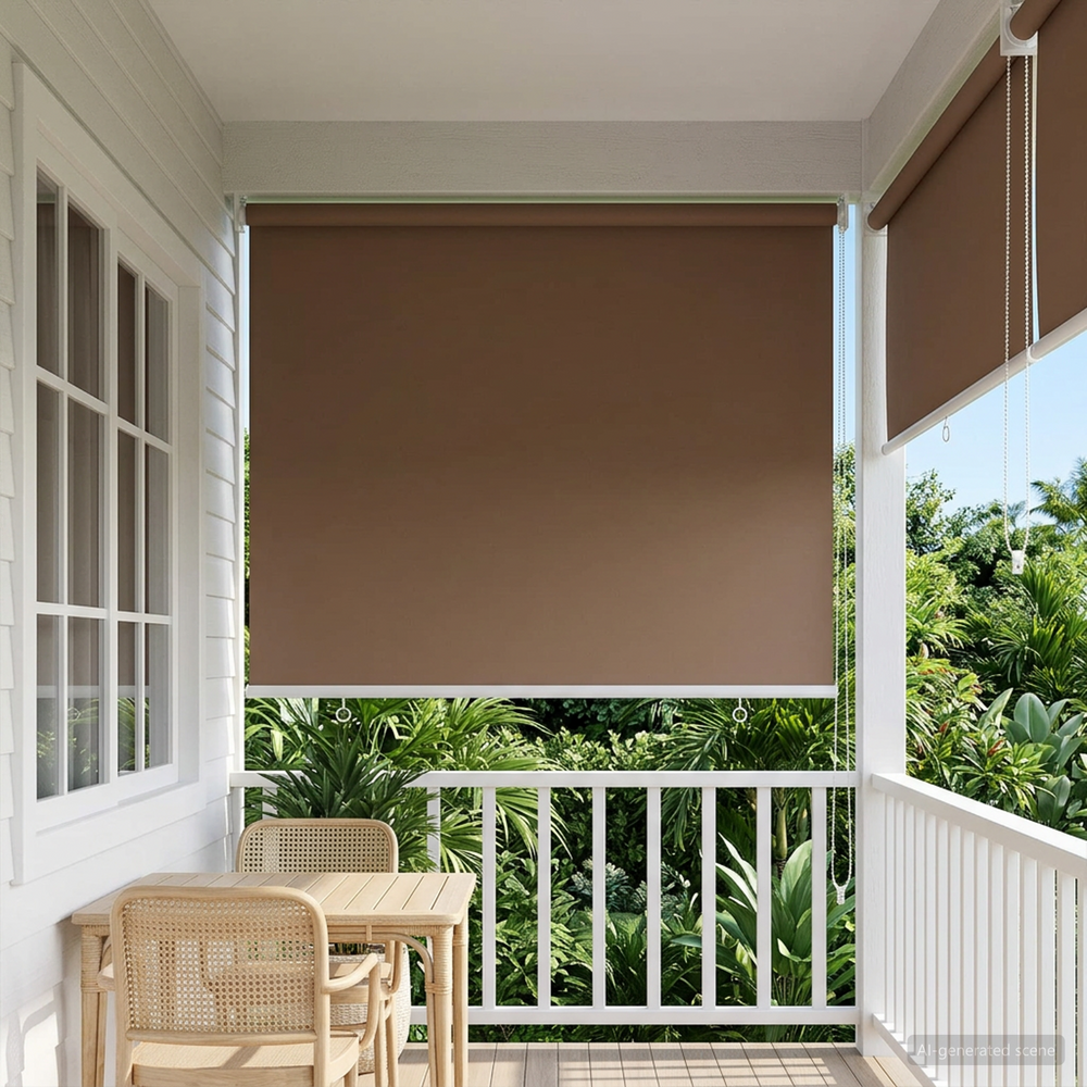 Ritininė užuolaida UV apsaugai Taupe 80 x 230 cm Poliesteris