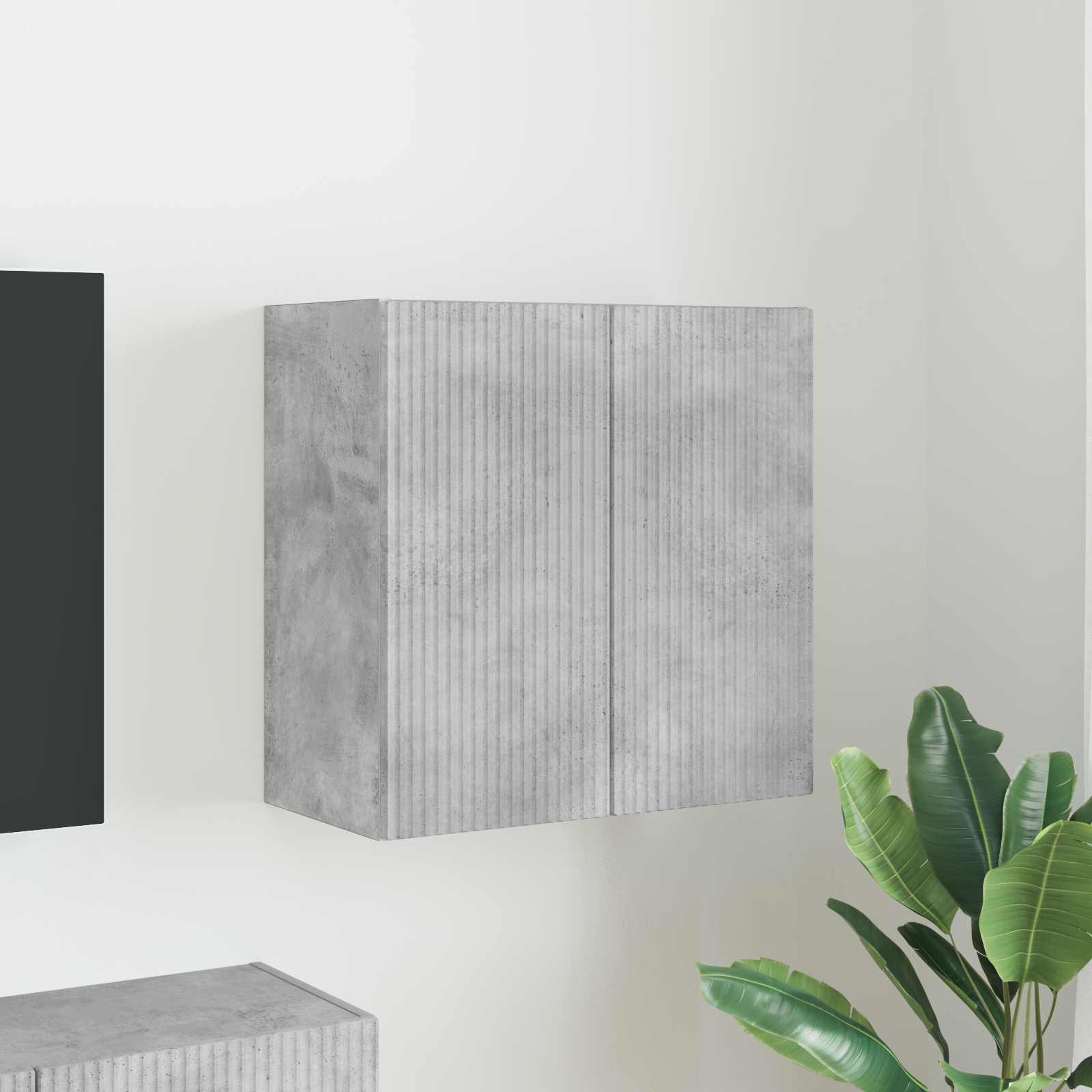 TV sieninė spintelė Betono pilka 59,5 x 31 x 60 cm
