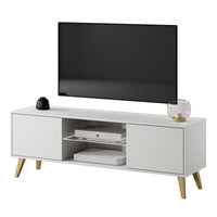 TV staliukas SAVONI, baltas, 140 cm
