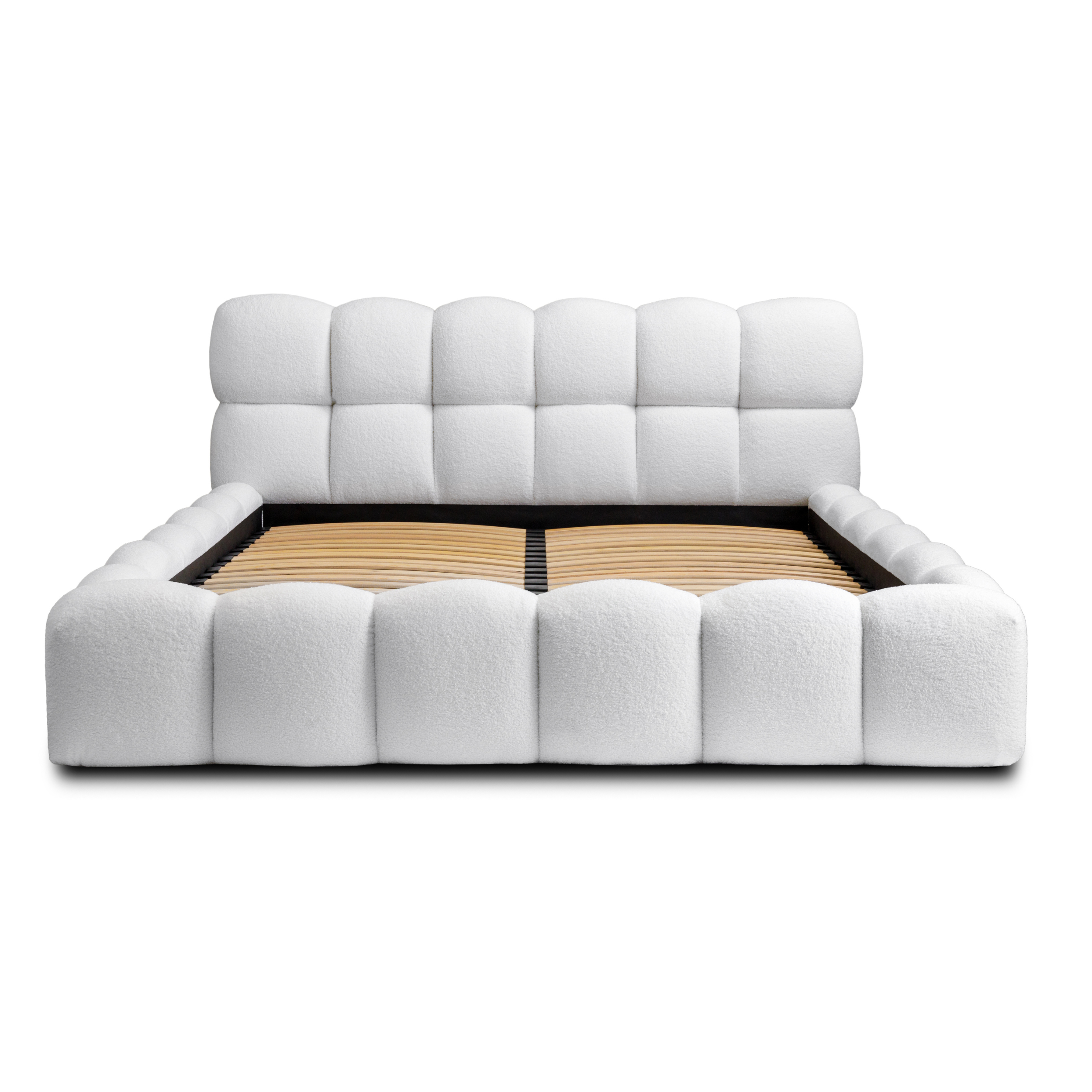 Miegamojo lova JASMIJA, balta quelle