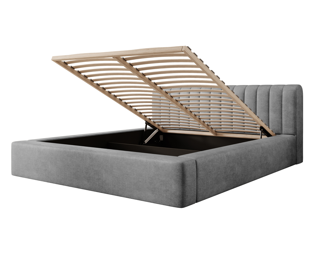 Lova AUKE, šviesiai pilka