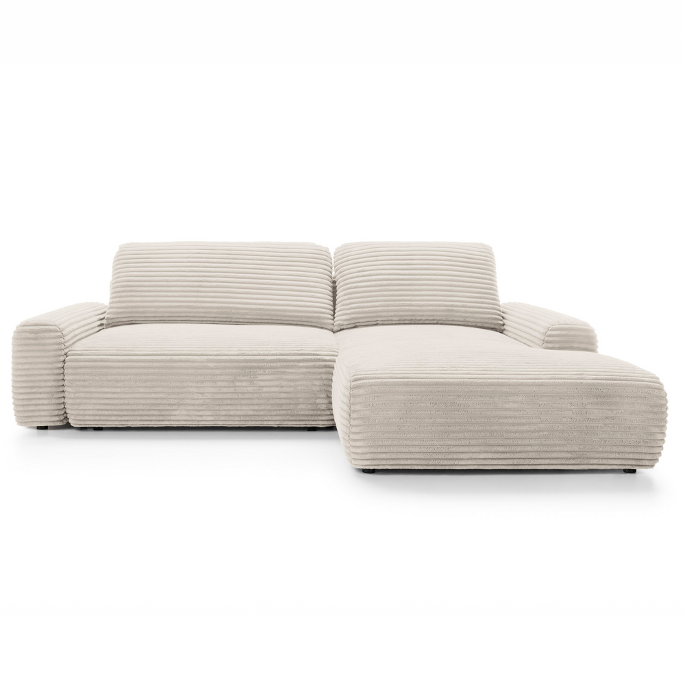 Corner sofa bed CODAK, cream color