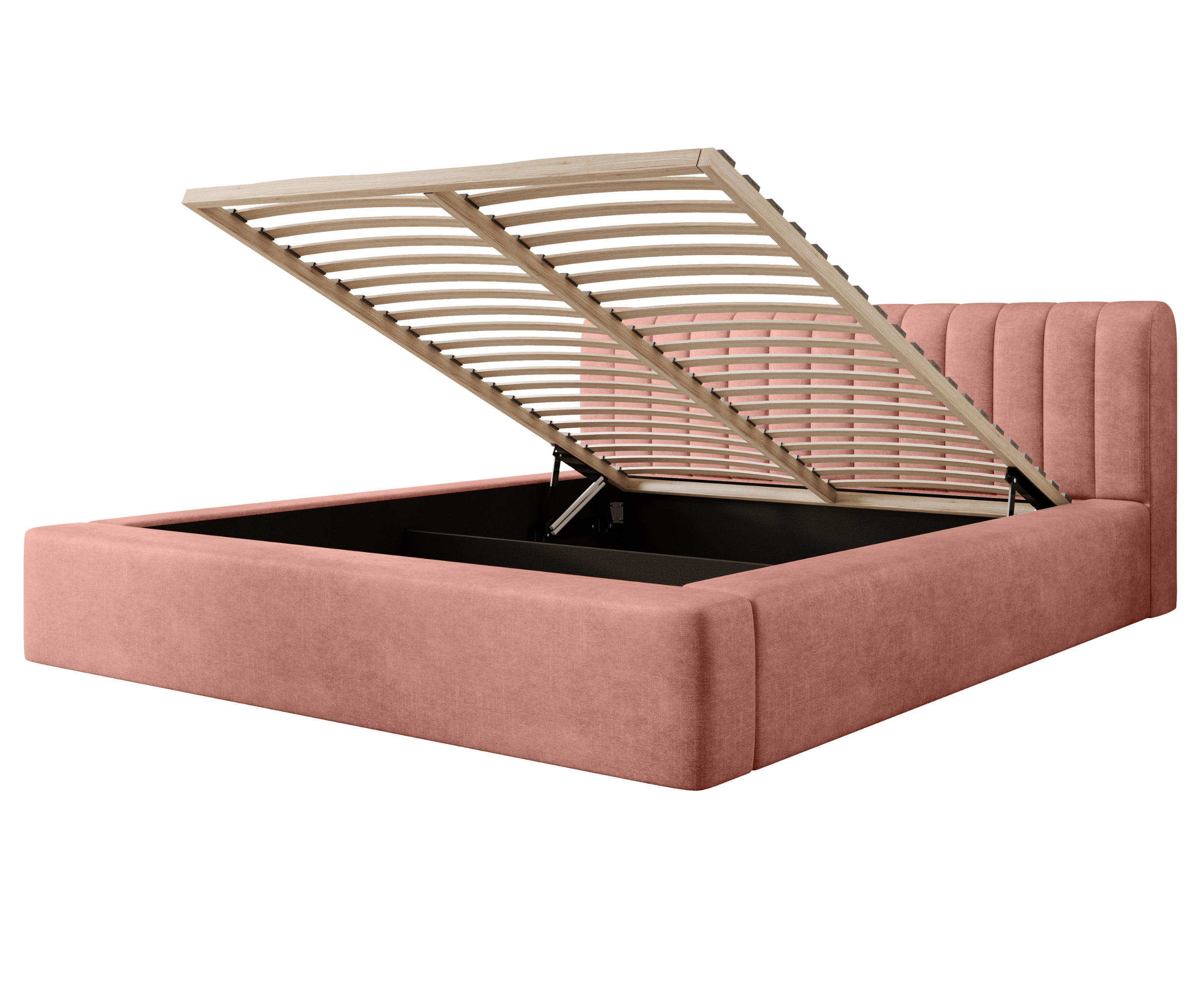 Bed AUKE, pink