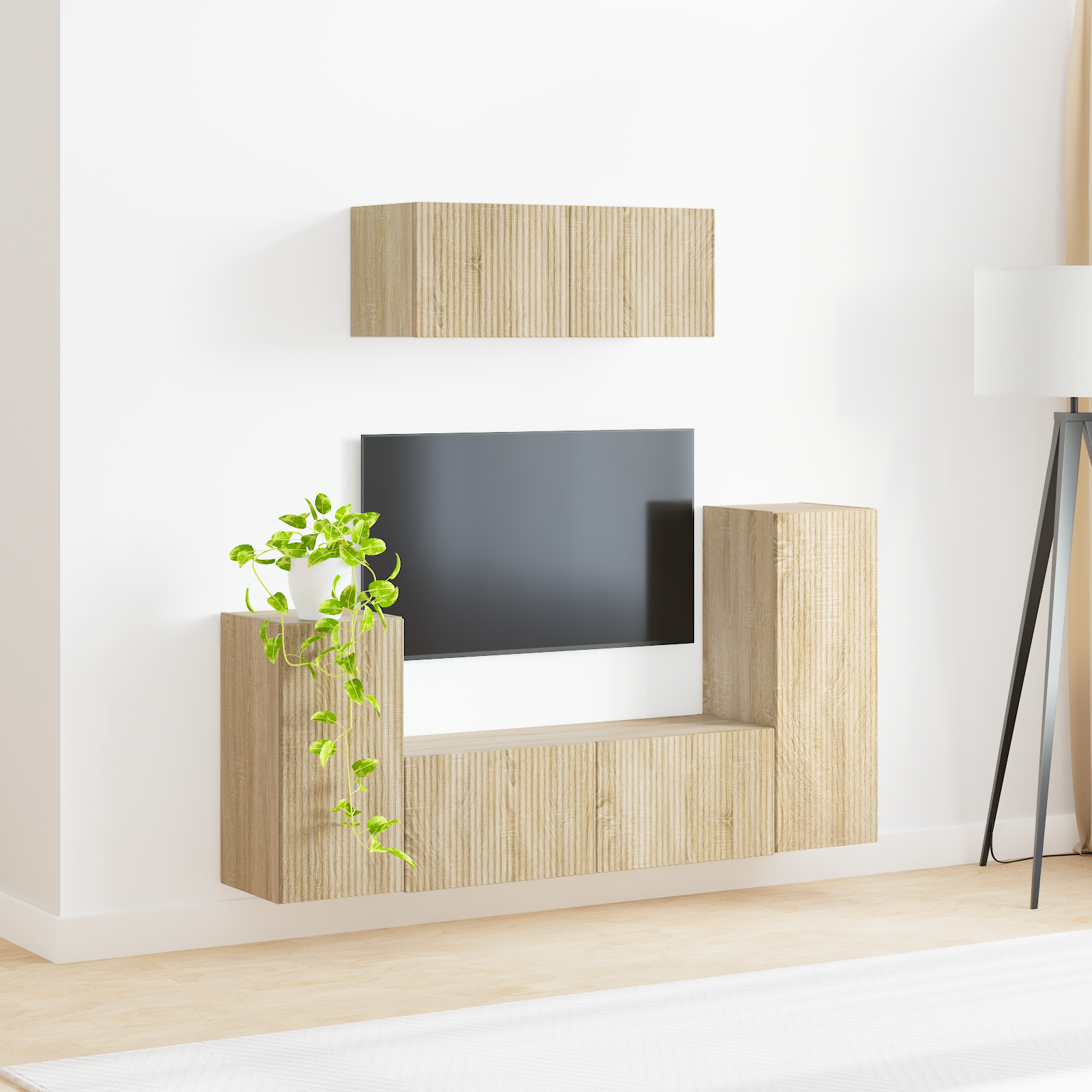 4 pcs Sonoma oak