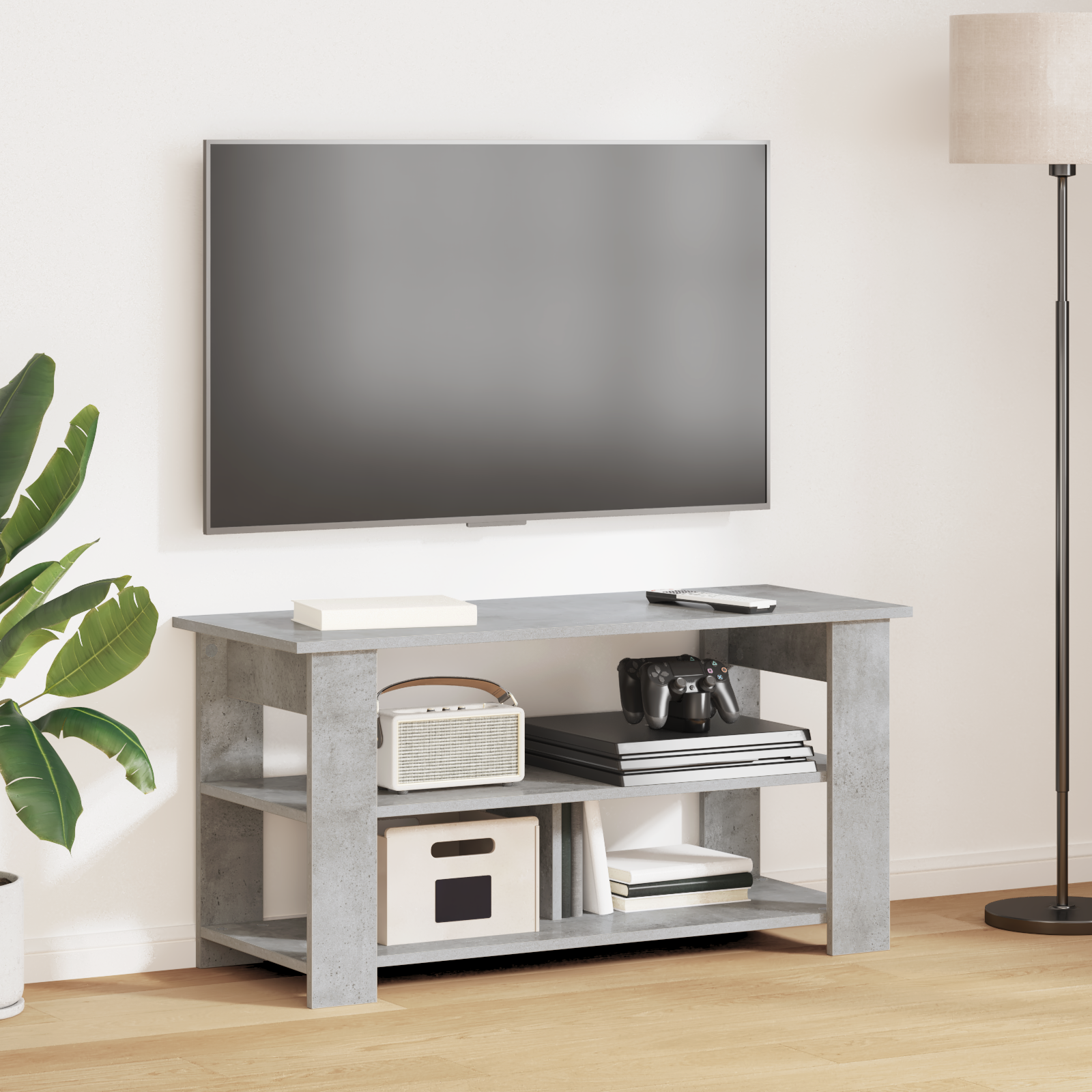 TV statnis Betona pelēks 100 x 40 x 50 cm