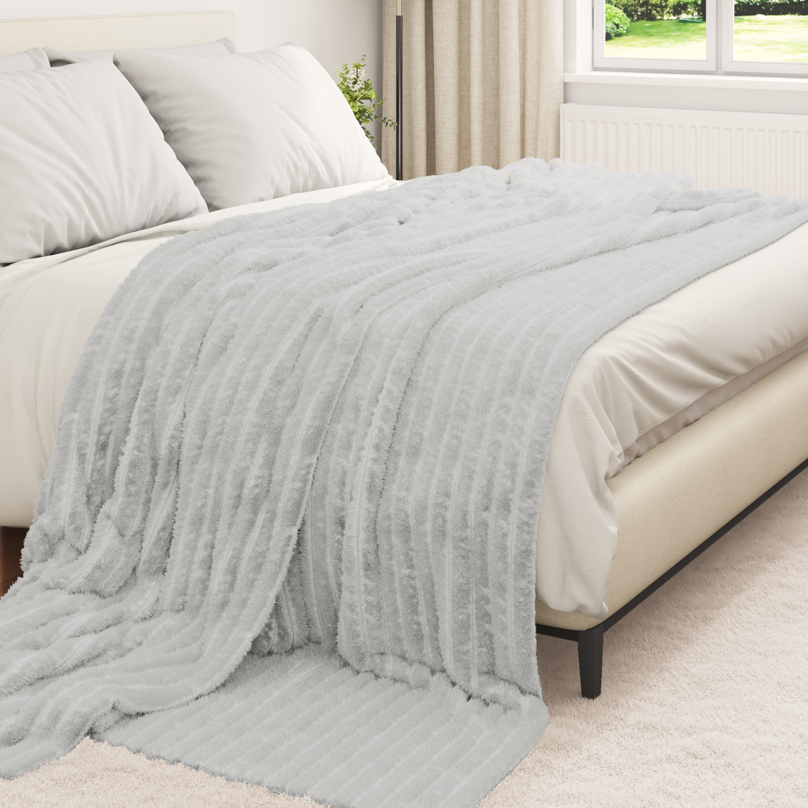 Apklotas Pilka 270 x 240 cm Flysas