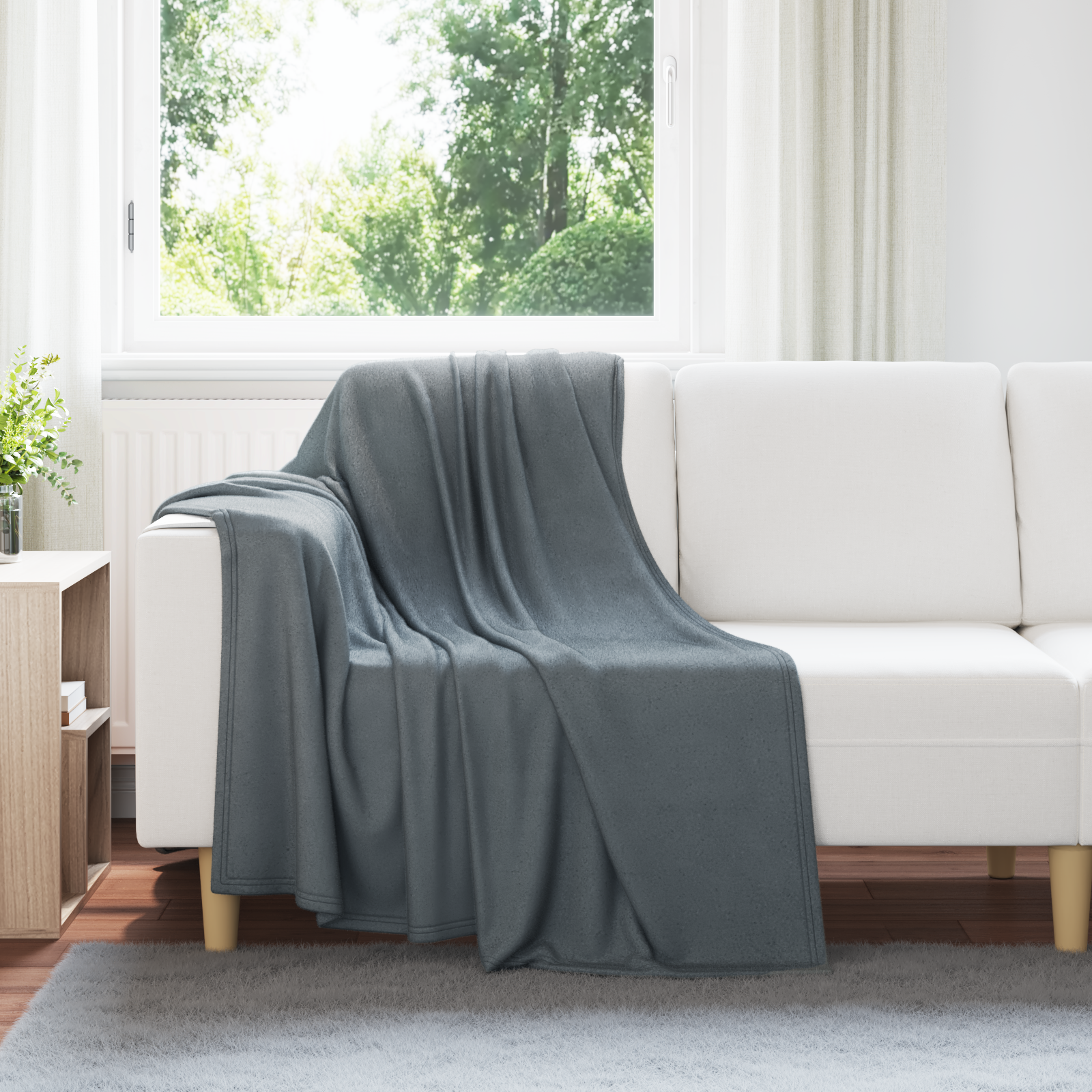 Mesti antklodės 24 pcs Tamsiai pilka 170 x 130 cm Flysas