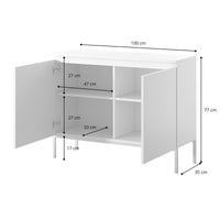 Komoda SVEN, balta, 100 cm