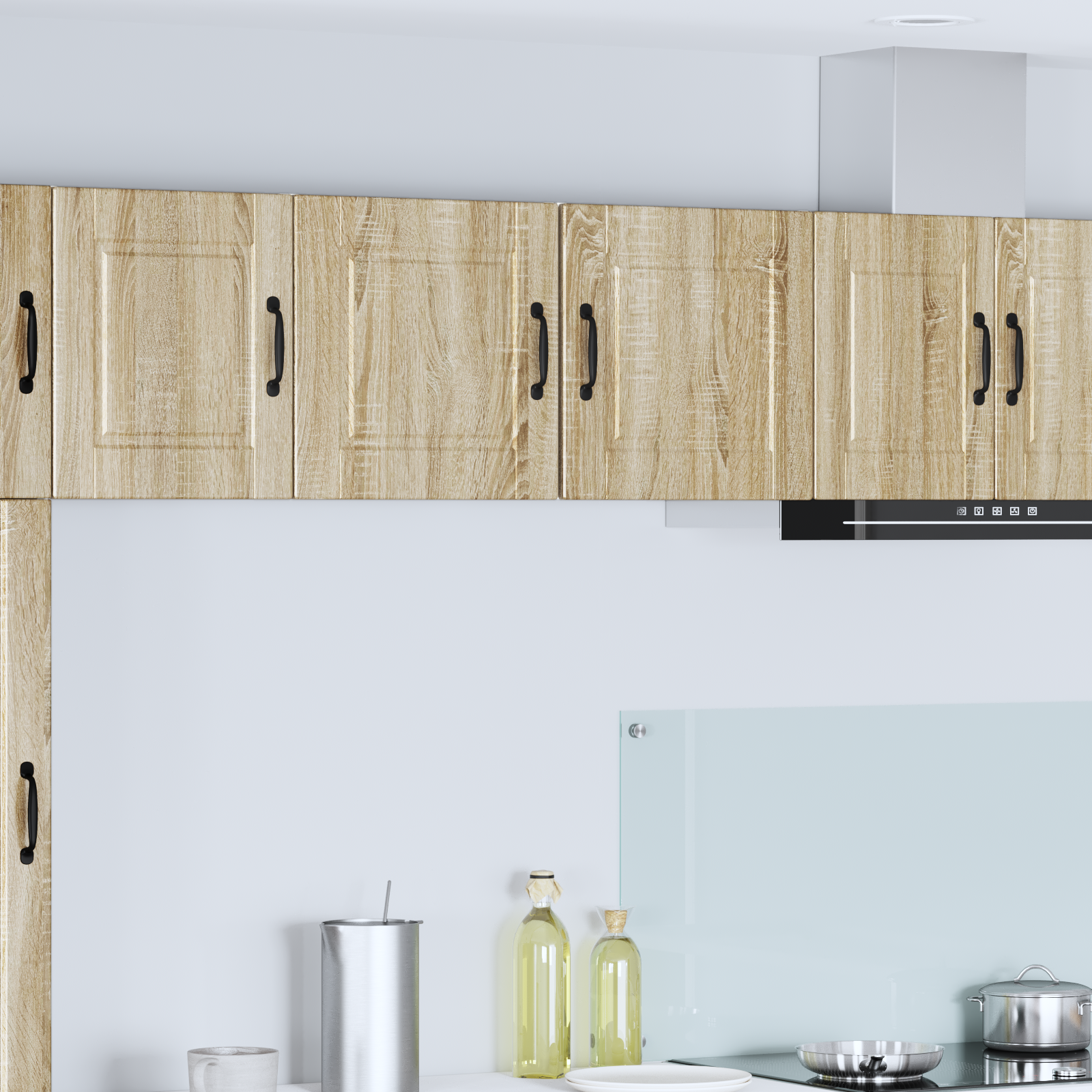 Kitchen cabinet 2 pcs Sonoma oak 40 x 31 x 40 cm