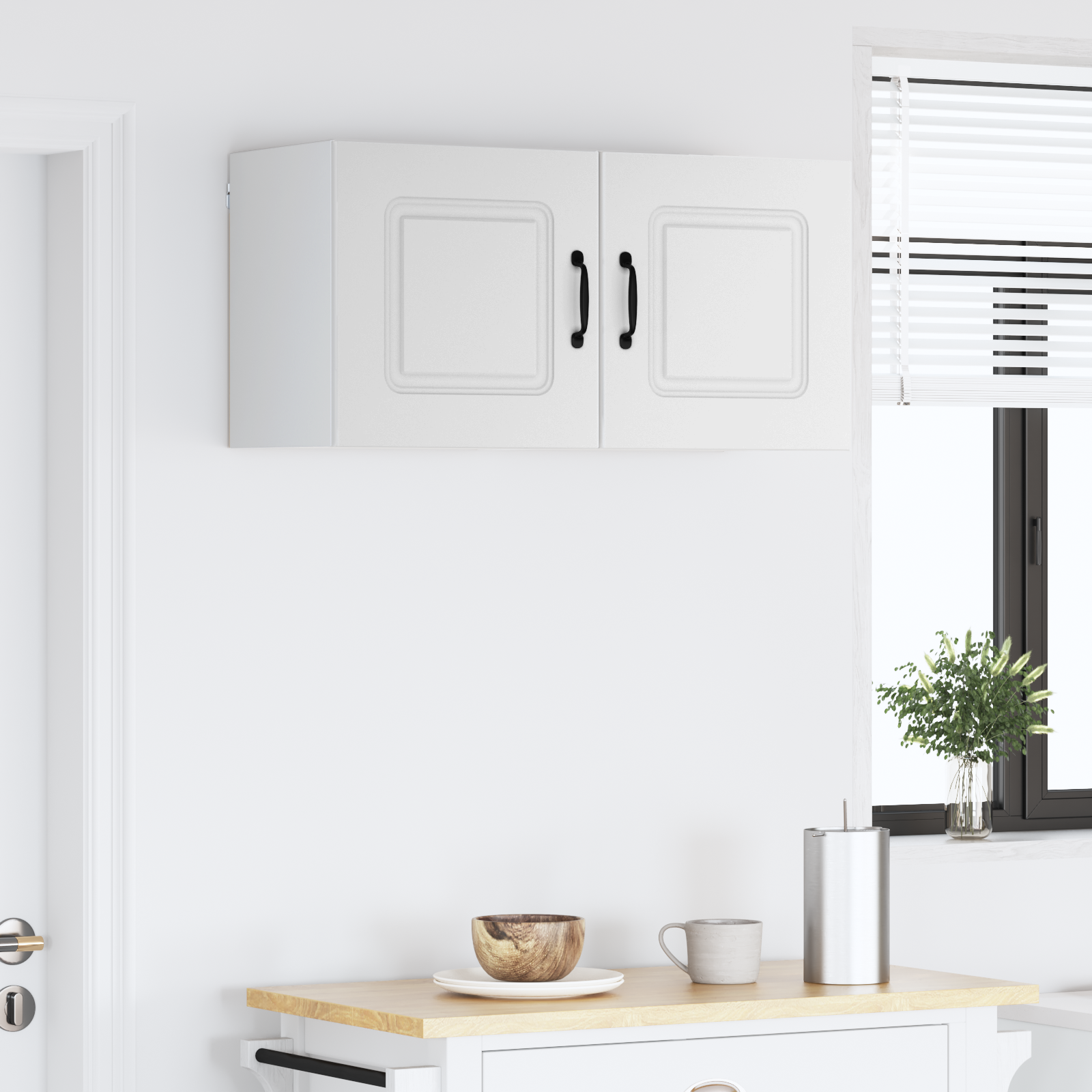 Wall-mounted kitchen cabinet 2 pcs White 40 x 31 x 40 cm