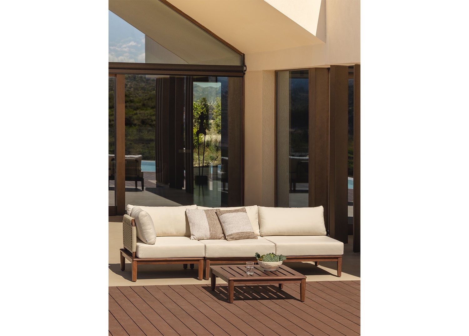 MODENA set, 3-piece with a table