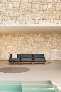 Lauko modulinė sofa ALBA pilkos spalvos