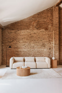 Modulinė sofa FOGLERA, kreminis šenilas, 3 dalys, 272 cm