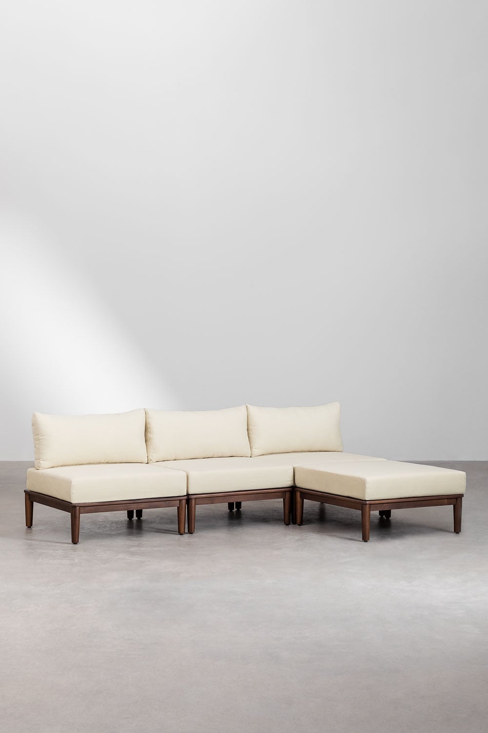 Sofa MODENA, 3 dalių su pufu