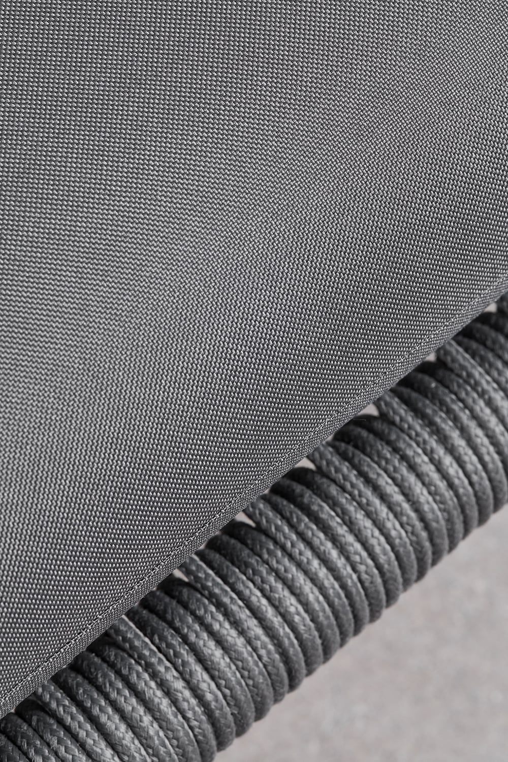 Outdoor sofa GRAFITO, three-piece modular, graphite grey