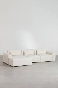 Modulinė sofa BORJANA šviesiame svetainės interjere