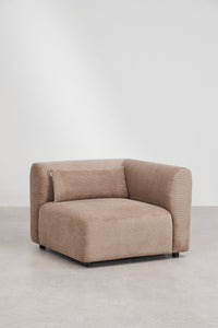 Modulinė sofa FOGLERA su dešiniuoju gultu – artimas planas