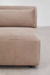 Modulinė sofa FOGLERA su dešiniuoju gultu – fragmento vaizdas
