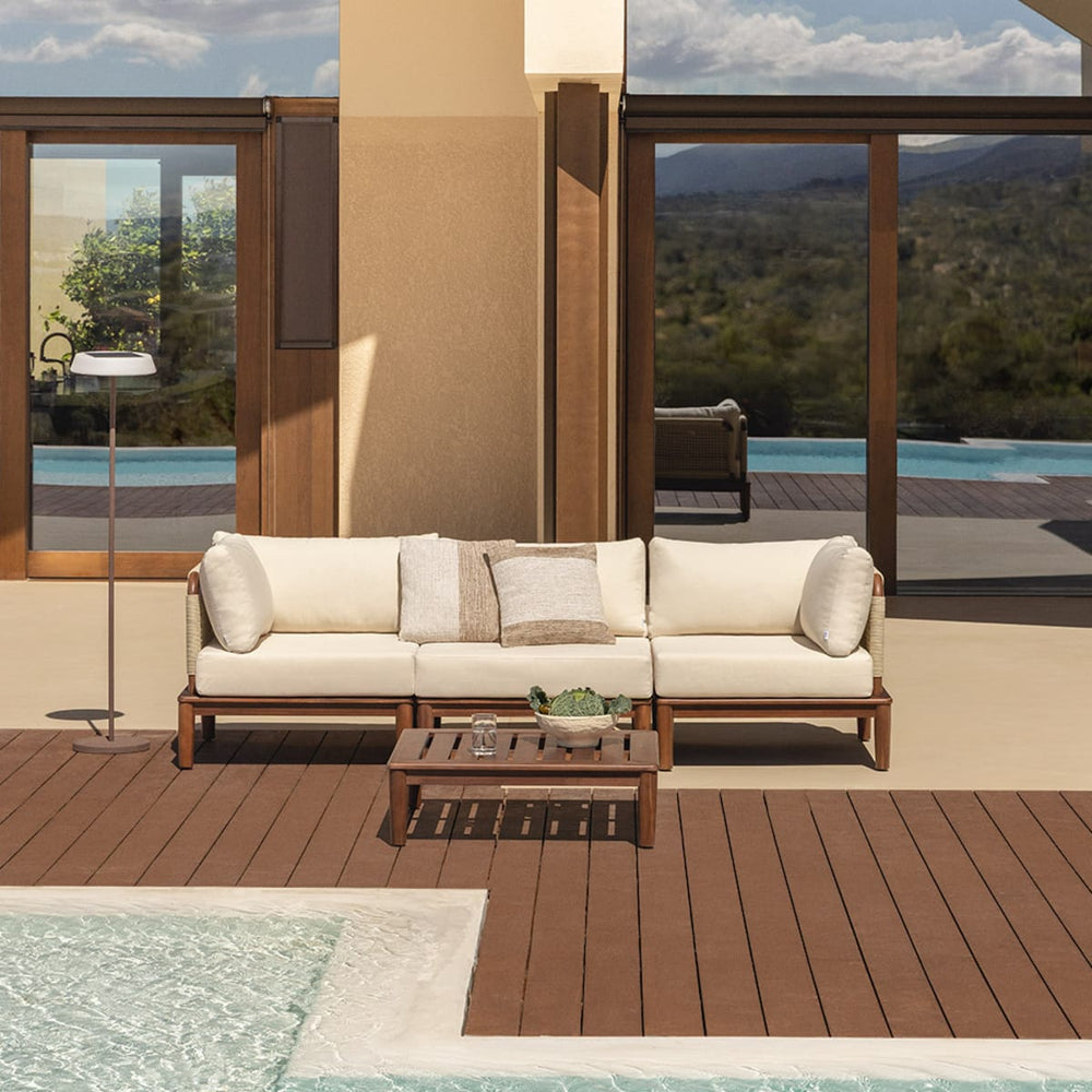 MODENA set, three-seater sofa and coffee table