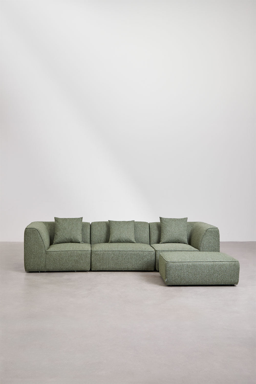 Modulinė sofa CARDEA, žalia 3d