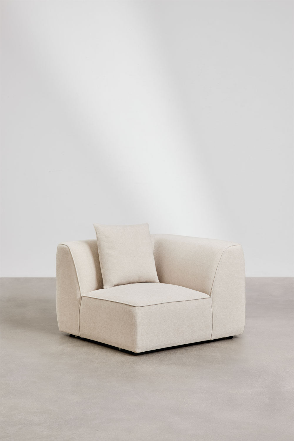 Modulinė sofa CARDEA, kreminė 3d