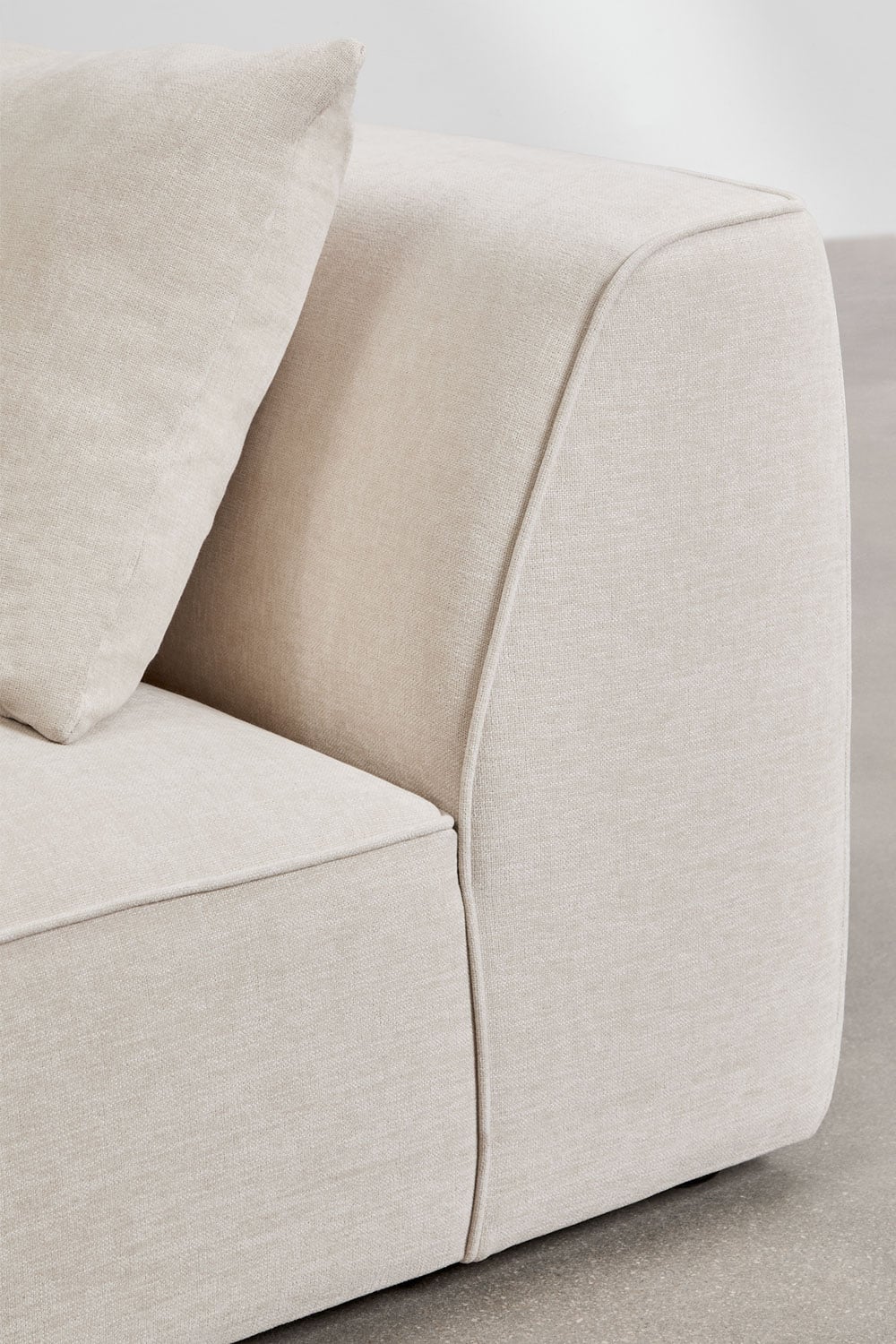 Modulinė sofa CARDEA, kreminė 3d