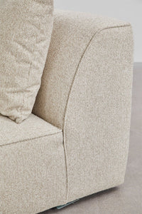 Minkšta modulinė sofa CARDEA šviesaus audinio | namuideja.lt | sofa