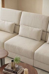 Modulinė sofa KATALENA svetainėje, bendras vaizdas