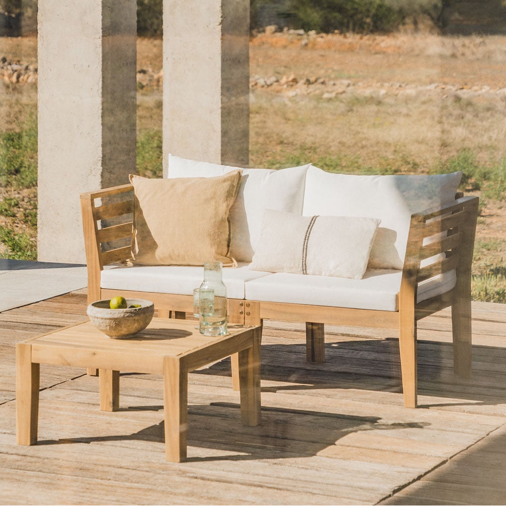 Set MODULO, 2 pieces with table, white