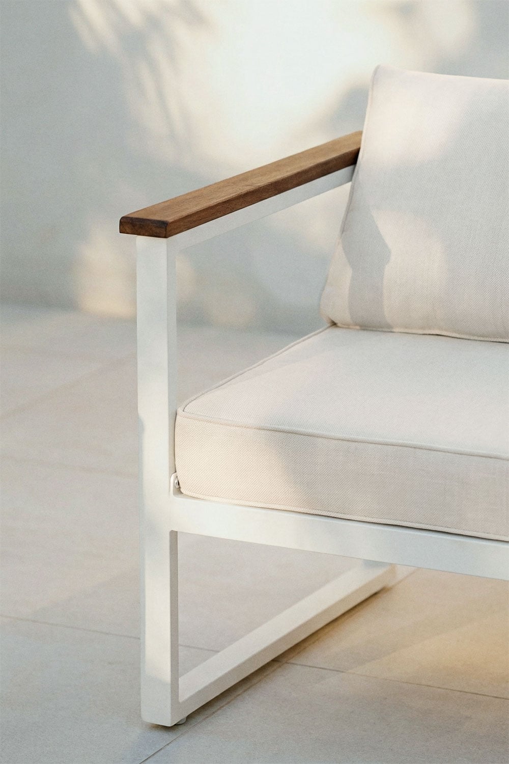 Sofa ALCANTO, three-seater, white