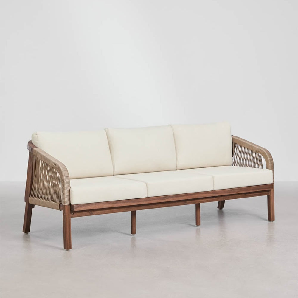 Sofa DEXTER, three-seater, white (1 pc.)