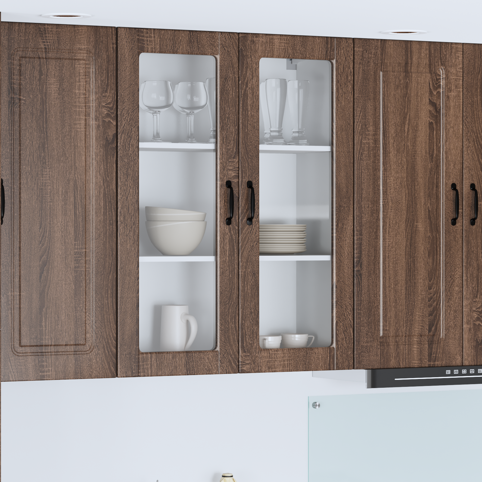 Kitchen Cabinet with Shelf Brown Oak 80 x 31 x 100 cm