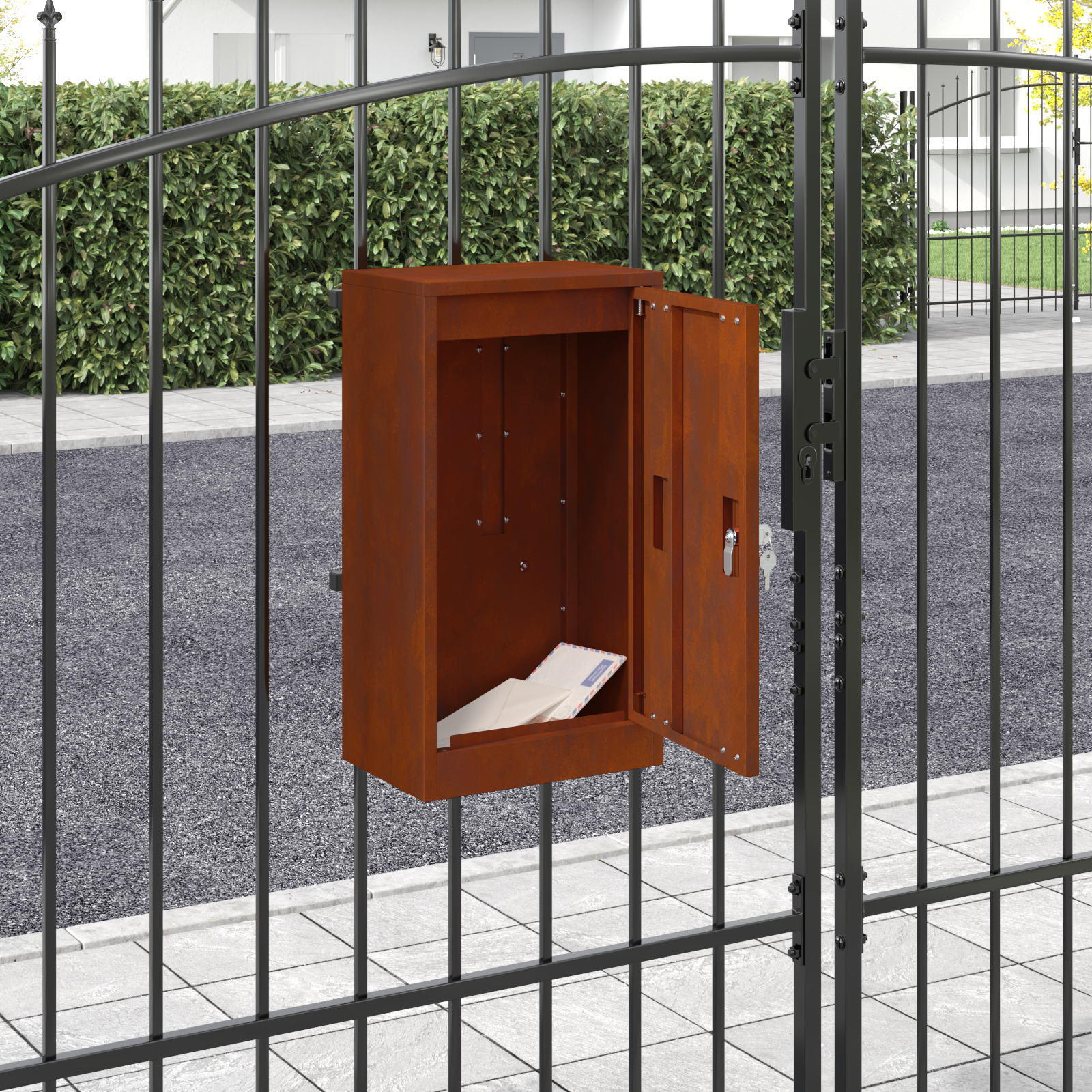mailbox Rūdijanti 30 x 23 x 55 cm
