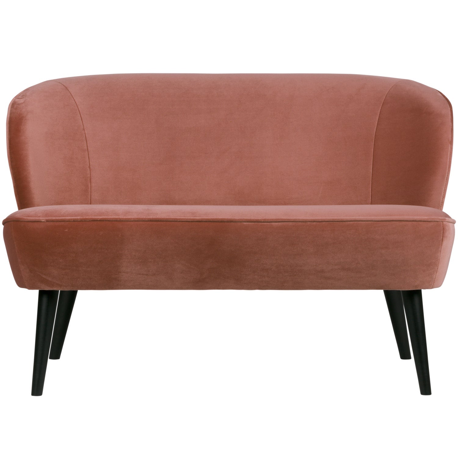 Maža sofa SARA, aksomas, old pink