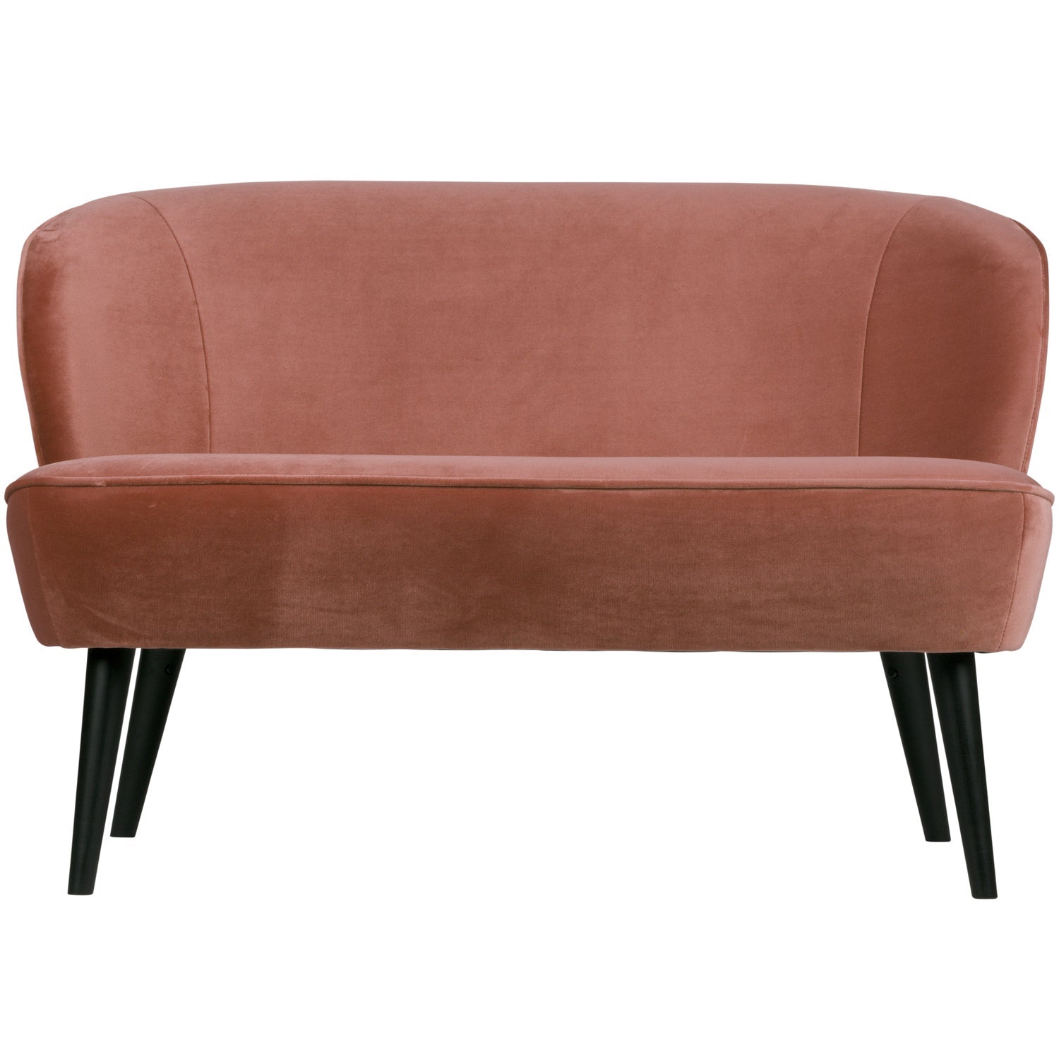 Maža sofa SARA, aksomas, old pink