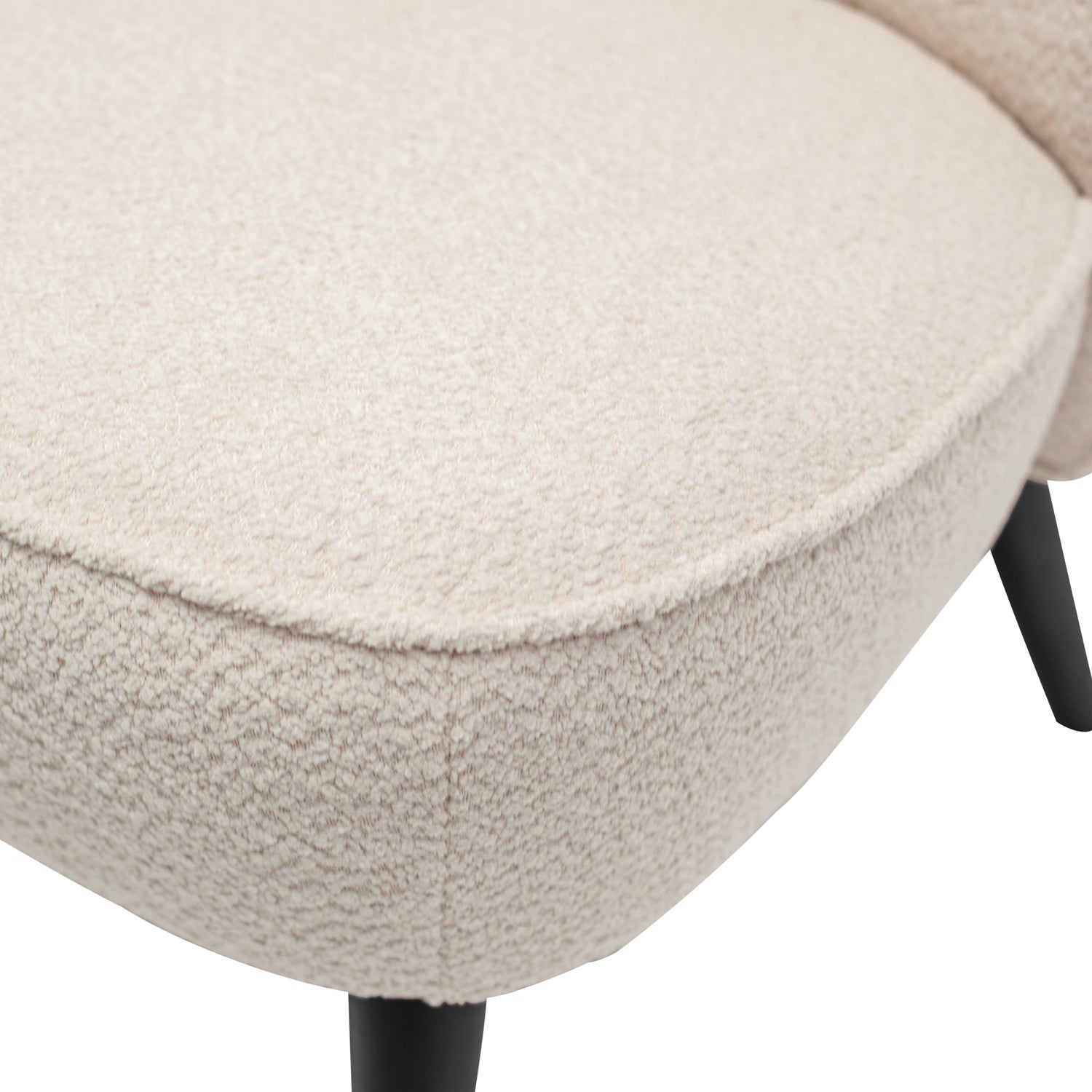 Maža sofa SARA, bouclé cream