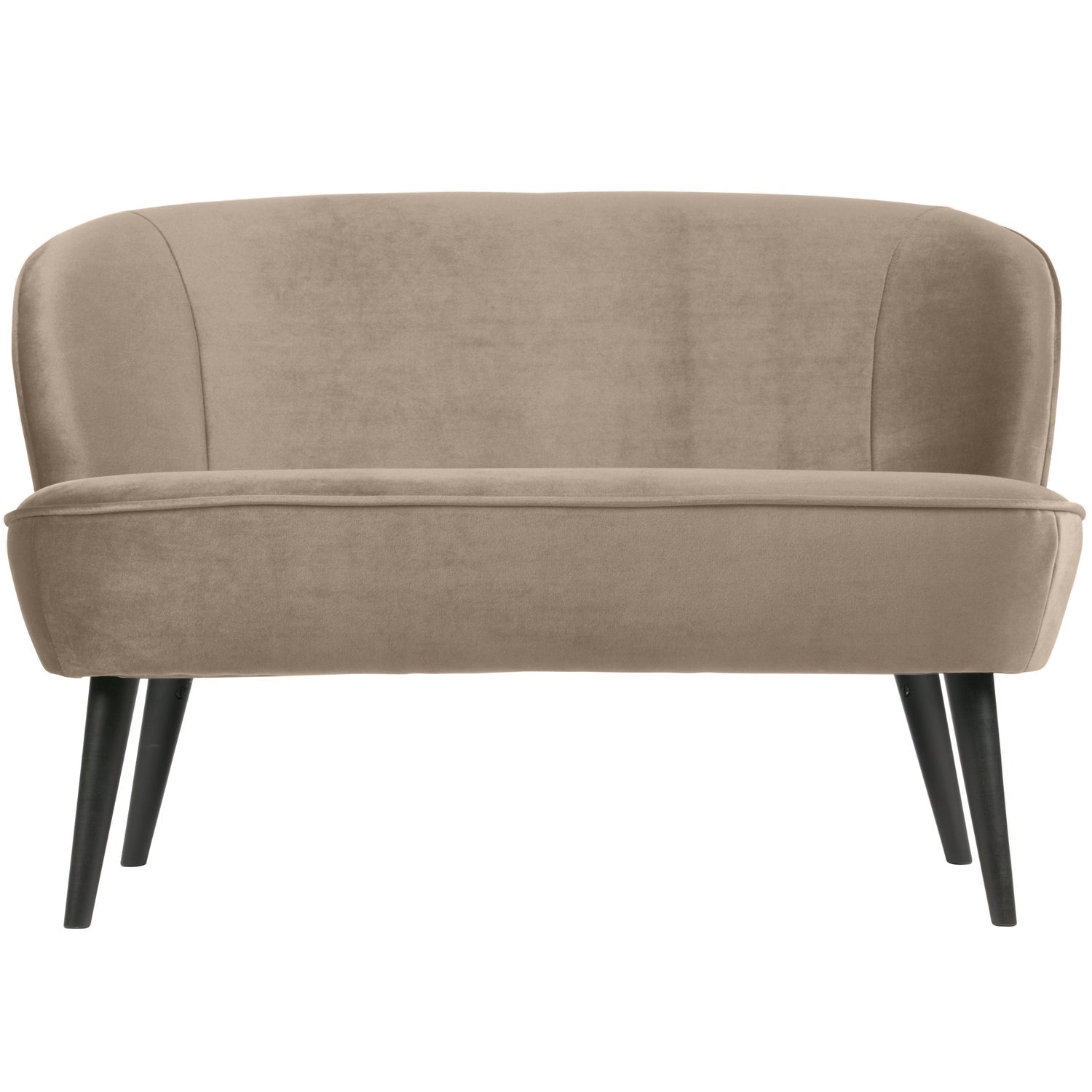 Maža sofa SARA, aksomas, chaki spalva
