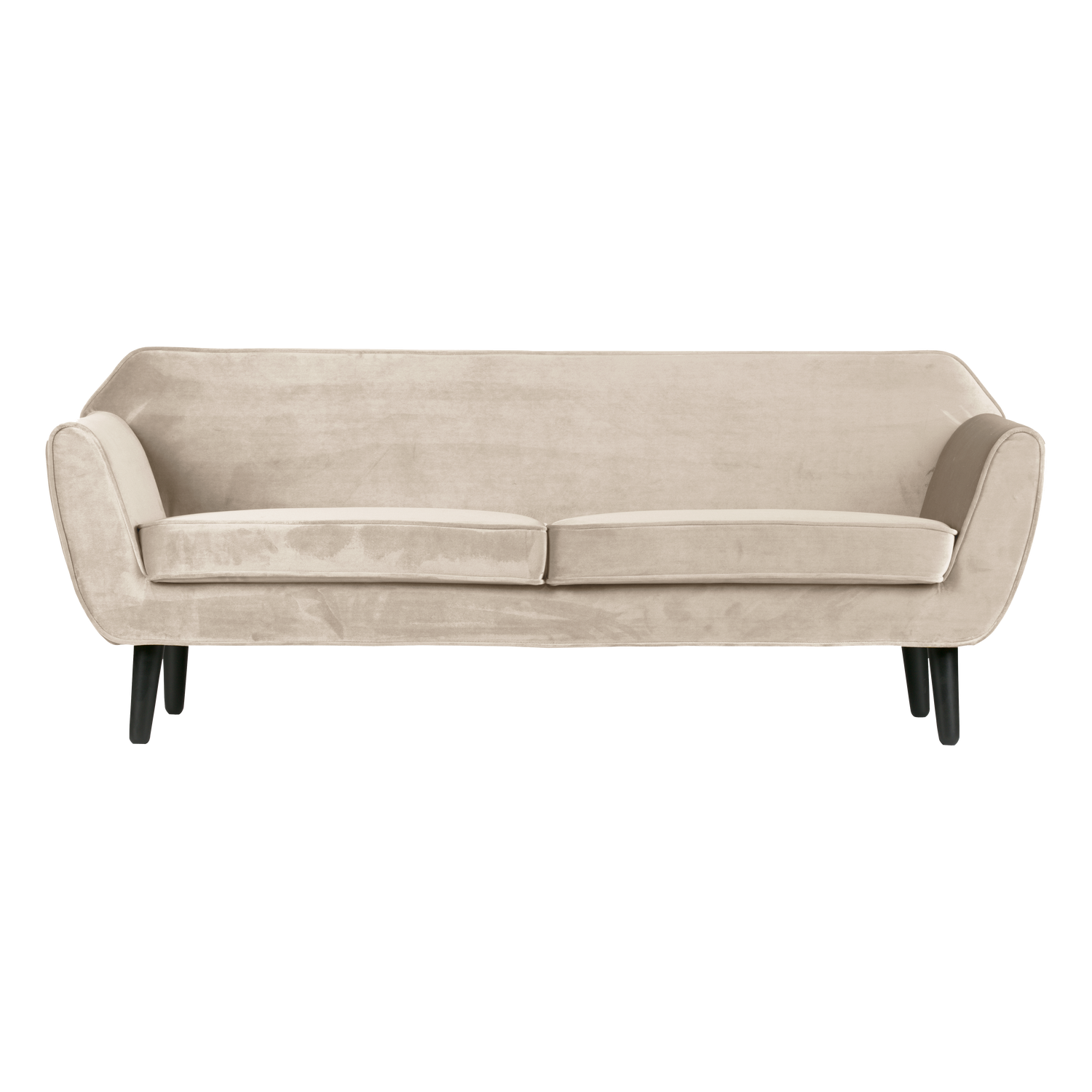 Sofa ROCCO 187 cm, aksominis kreminis baltas